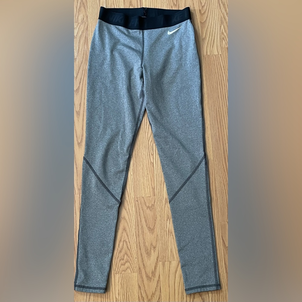 Gray Nike Pro Leggings